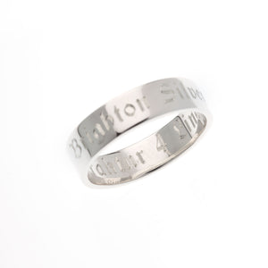 Silver 3 Band Russian Wedding Ring - Brighton Silver