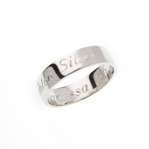 Narrow Infinity Silver Spinning Ring - Brighton Silver