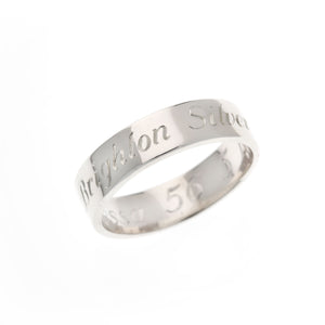 Narrow Infinity Silver Spinning Ring - Brighton Silver