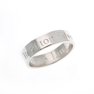 Narrow Infinity Silver Spinning Ring - Brighton Silver