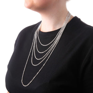 Anchor Square Cut Belcher Chain - Pendant Chain - Brighton Silver