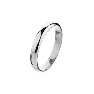 3mm Polished Silver Ring - Brighton Silver