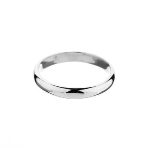 3mm Polished Silver Ring - Brighton Silver