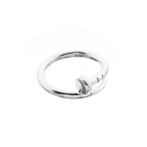 Adjustable Silver Nail Ring - Brighton Silver