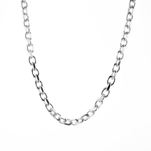 Anchor Square Cut Belcher Chain - Heavy - Brighton Silver