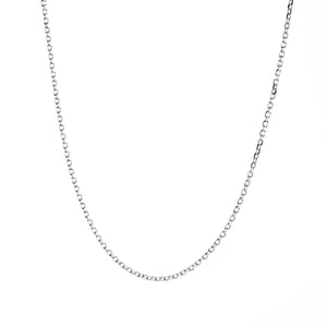 Anchor Square Cut Belcher Chain - Pendant Chain - Brighton Silver