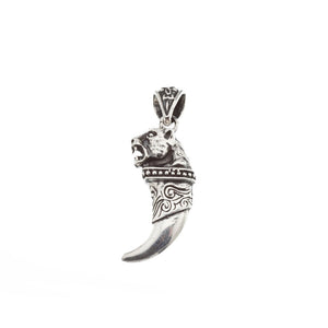 Silver Tiger Tooth Pendant - Brighton Silver