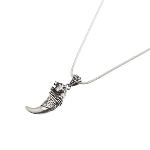 Silver Tiger Tooth Pendant - Brighton Silver