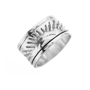 Sunshine Silver Spinning Ring - Brighton Silver