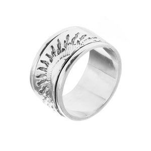 Sunshine Silver Spinning Ring - Brighton Silver