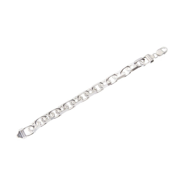 Sterling Anchor Chain Bracelet - Silver Marine Link Bracelet