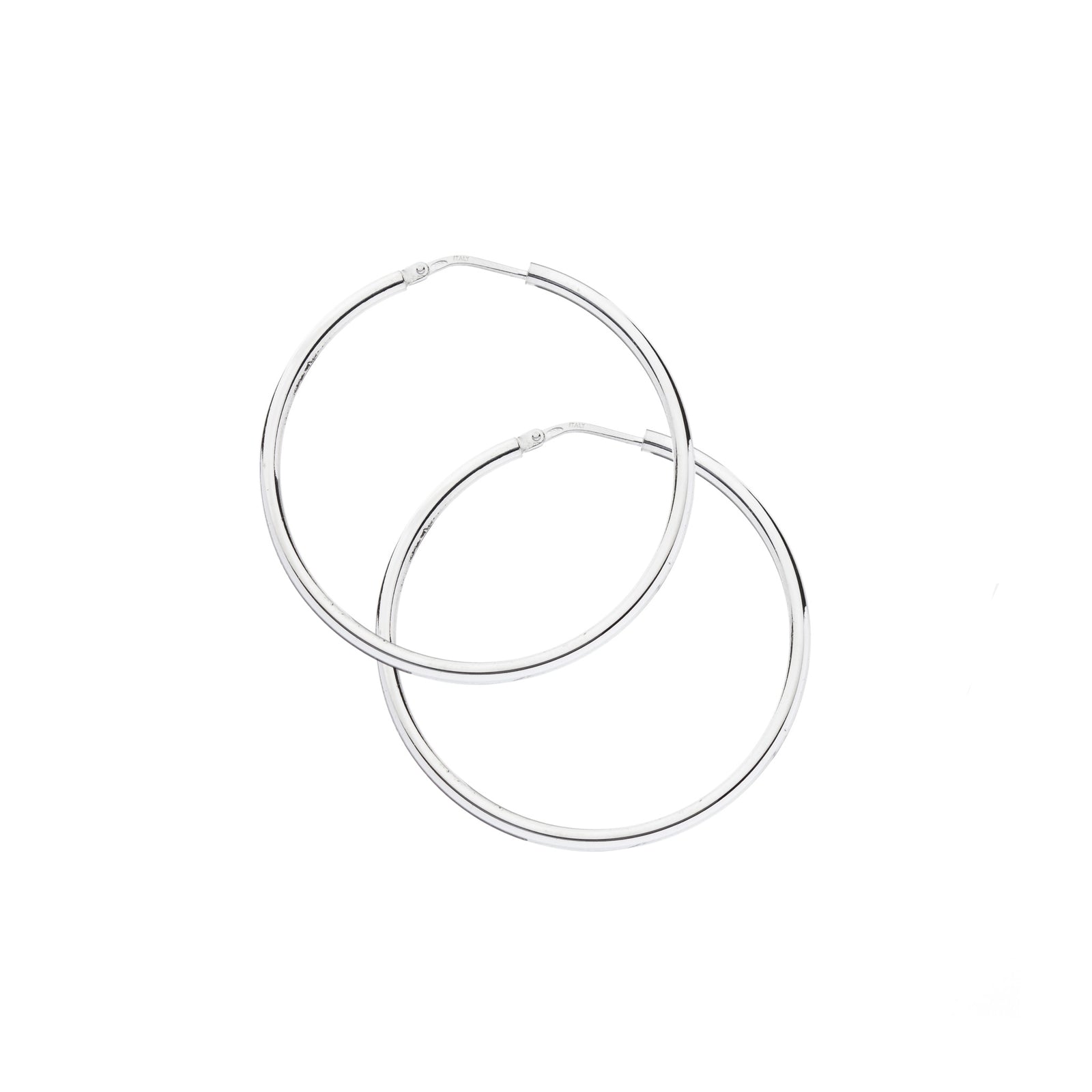£20 Silver 2.5mm Thin Hoops - Brighton Silver