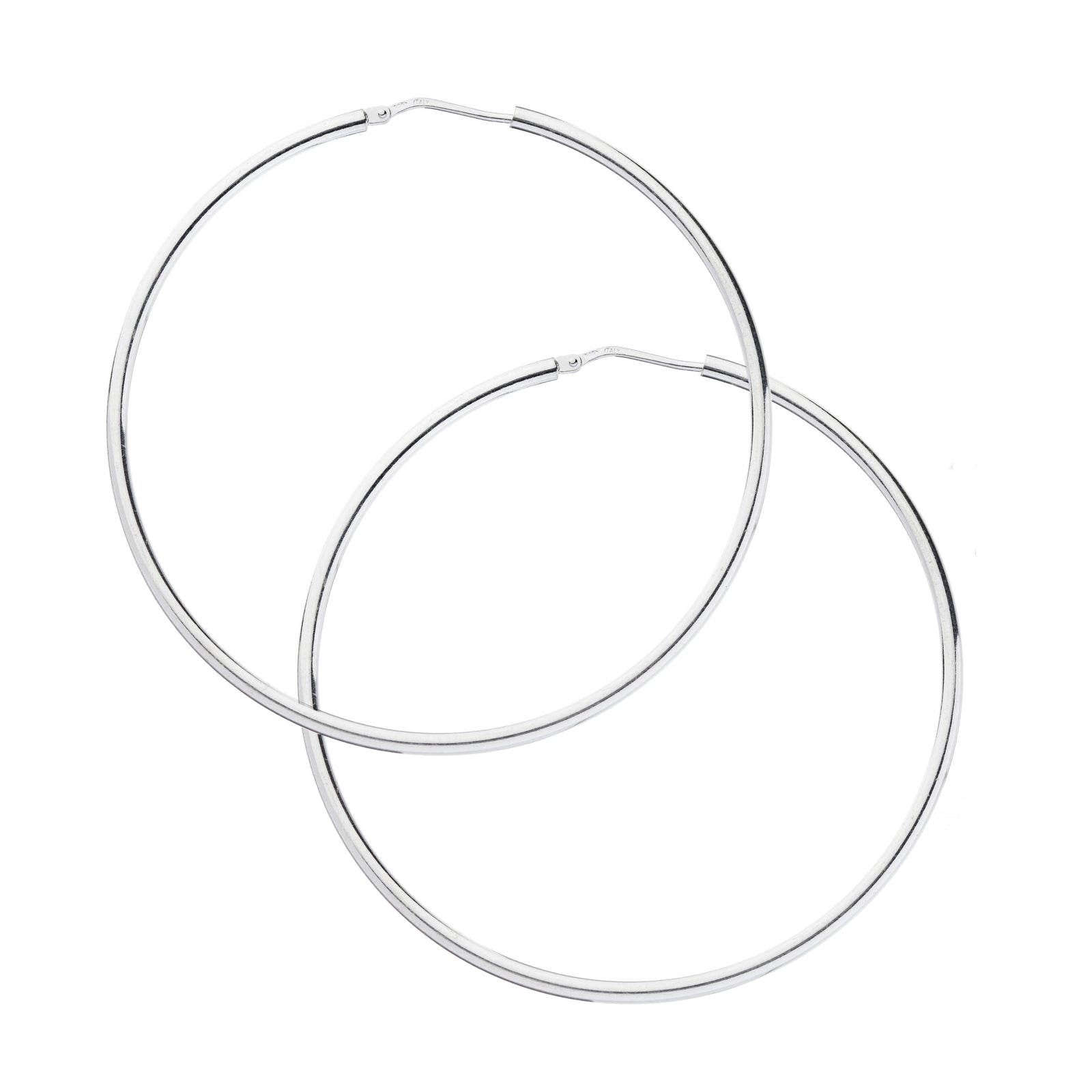£30 Silver 2mm Thin Hoops - Brighton Silver