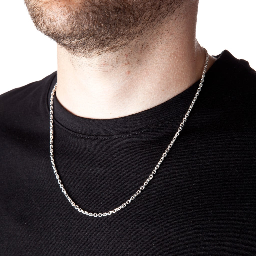 Sterling Silver 'BO2' Oval Belcher Chain – Cameron Jewellery