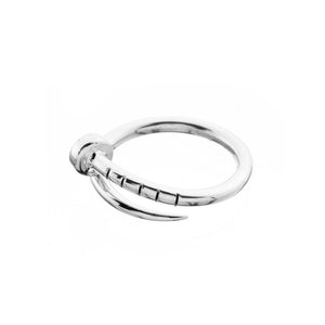 Adjustable Silver Nail Ring - Brighton Silver