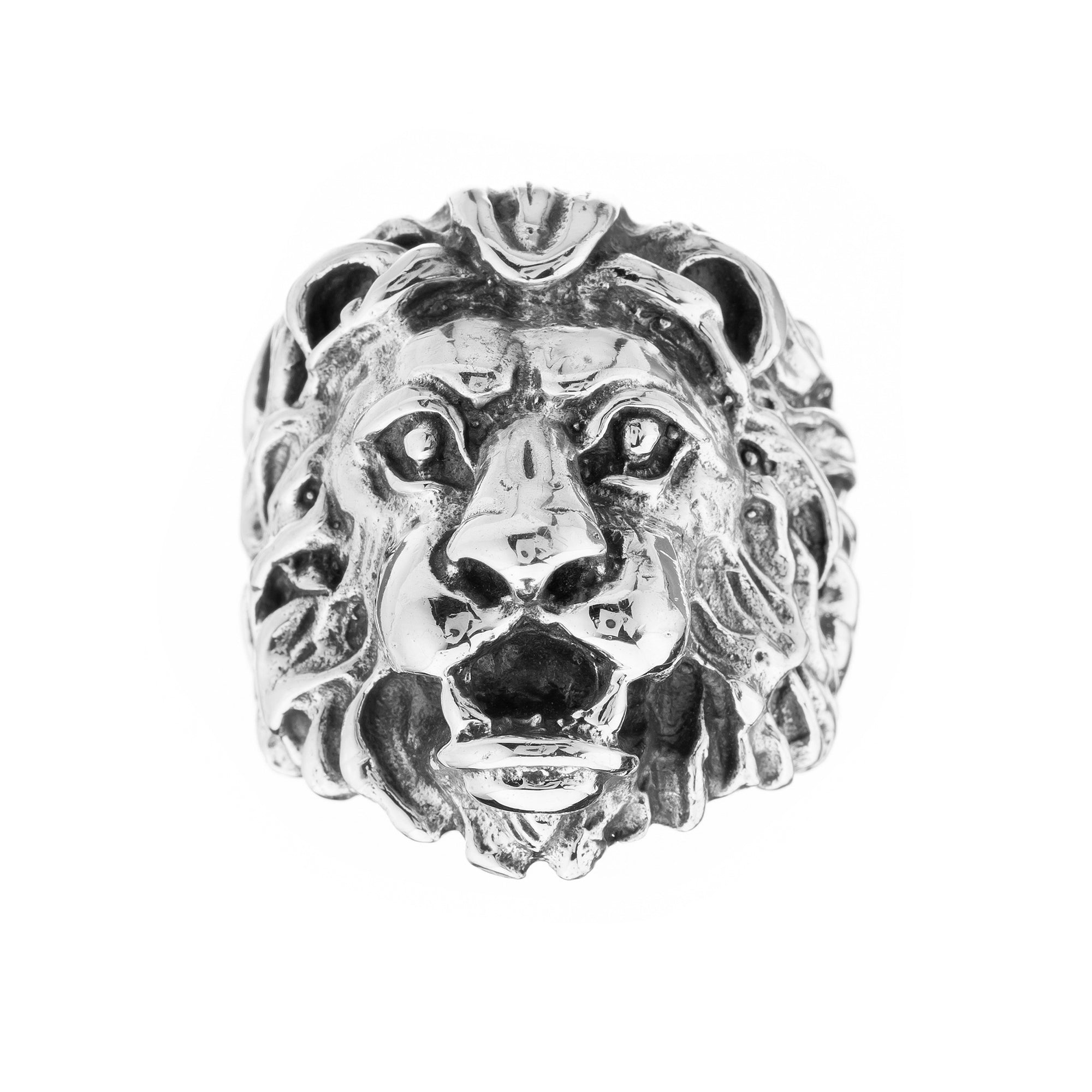 Large Silver Lion Ring - Brighton Silver