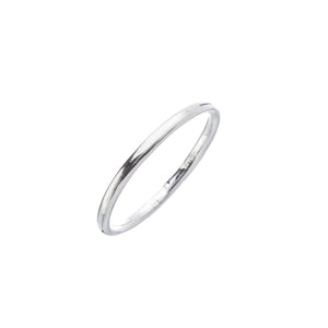 Round Wire Silver Ring - Brighton Ring