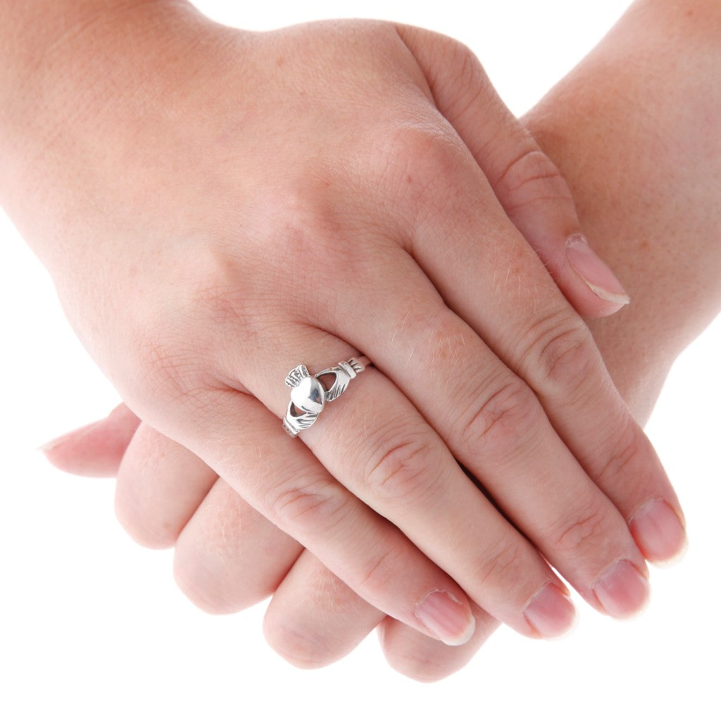 Silver Claddagh Ring - Brighton Silver